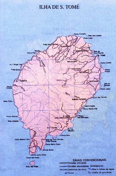 Mapa de S. Tomé