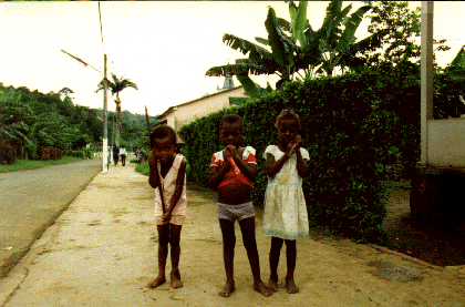 Foto: Crianças de S. Tomé